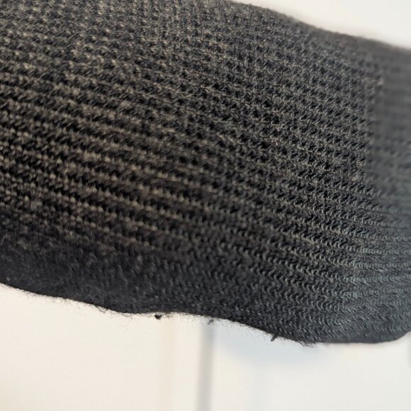 Zara Split Hem Sweater Dress Green Black Medium - Picture 7 of 10